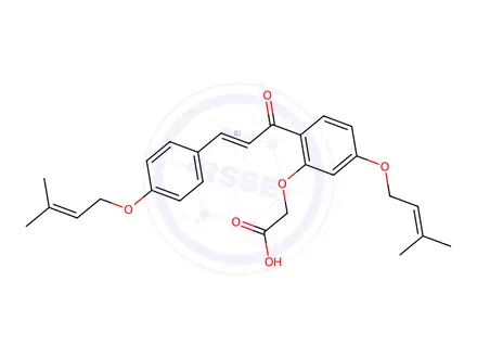 Chemical structure of (E)-Sofalcone