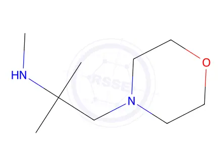 Chemical structure of methyl[2-methyl-1-(morpholin-4-yl)propan-2-yl]amine