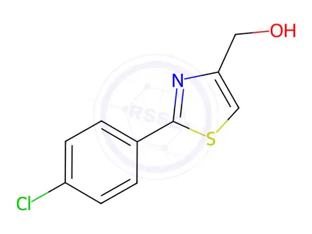 Chemical structure of [2-(4-CHLORO-PHENYL)-THIAZOL-4-YL]-METHANOL
