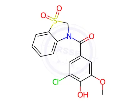Chemical structure of Dotinurad Impurity 304