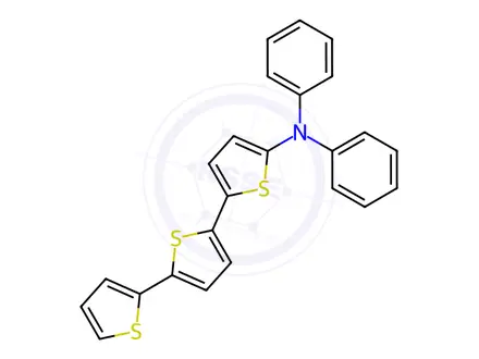 Chemical structure of N,N-Diphenyl-[2,2':5',2''-terthiophen]-5-amine