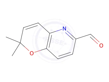 Chemical structure of 2,2-Dimethyl-2H-pyrano[3,2-b]pyridine-6-carbaldehyde