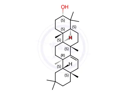 Chemical structure of Epitaraxerol