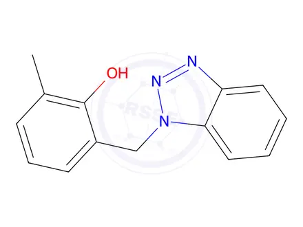 Chemical structure of 2-((1H-benzo[d][1,2,3]triazol-1-yl)methyl)-6-methylphenol