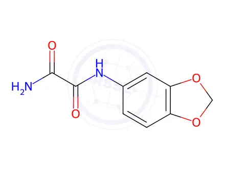 Chemical structure of N1-(benzo[d][1,3]dioxol-5-yl)oxalamide