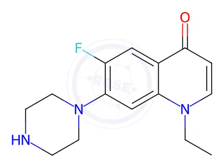 Chemical structure of Norfloxacin Impurity D