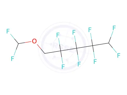Chemical structure of 2,2,3,3,4,4,5,5-Octafluoropentyl difluoromethylether