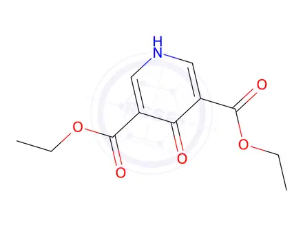 Chemical structure of Diethyl 4-oxo-1,4-dihydropyridine-3,5-dicarboxylate