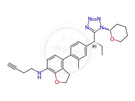 Chemical structure of Empagliflozin Isomer-1 of Impurity-C