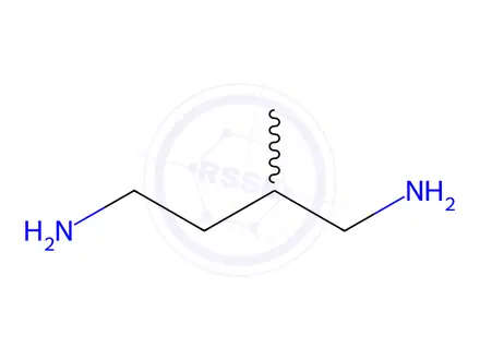 Chemical structure of 2-Methylbutane-1,4-diamine dihydrochloride