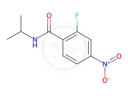 Chemical structure of 2-Fluoro-N-isopropyl-4-nitrobenzamide