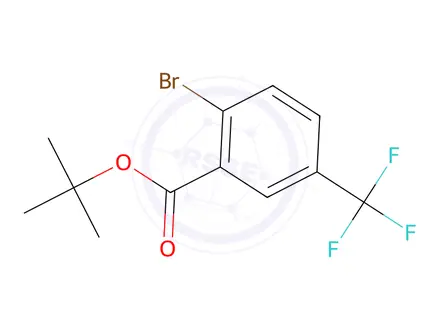 Chemical structure of tert-Butyl 2-bromo-5-(trifluoromethyl)benzoate