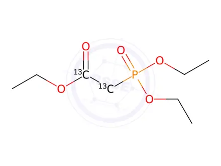 Chemical structure of Triethyl Phosphonoacetate-13C2