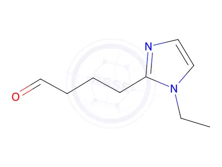 Chemical structure of 4-(1-Ethyl-1h-imidazol-2-yl)butanal