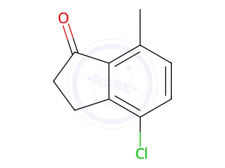 Chemical structure of 4-Chloro-7-methyl-indan-1-one