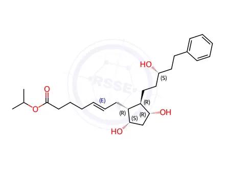 Chemical structure of Trans - (15S) -Latanprost