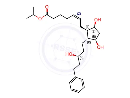 Chemical structure of (15S)-Latanoprost