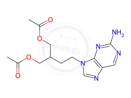 Chemical structure of Famciclovir