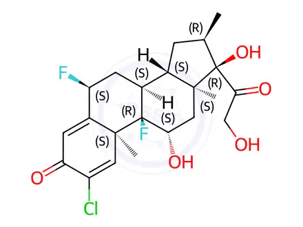 Chemical structure of Halometasone