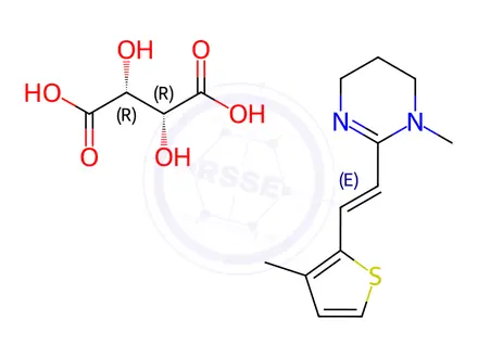 Chemical structure of Morantel tartrate