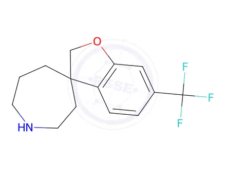 Chemical structure of 6'-(Trifluoromethyl)-2'H-spiro[azepane-4,3'-benzofuran]