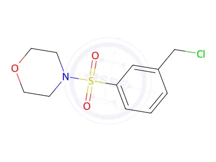 Chemical structure of 4-[3-(chloromethyl)benzenesulfonyl]morpholine