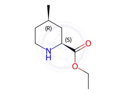 Chemical structure of Ethyl (2S,4R)-4-Methylpipecolate