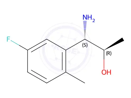 Chemical structure of (1S,2R)-1-AMINO-1-(5-FLUORO-2-METHYLPHENYL)PROPAN-2-OL