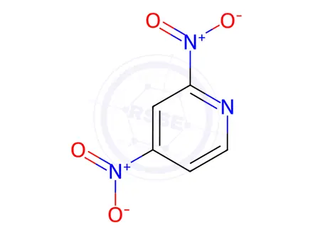 Chemical structure of 2,4-Dinitropyridine