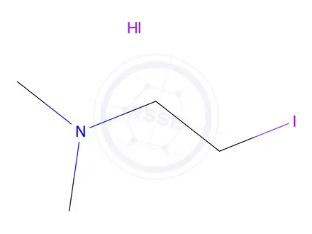 Chemical structure of 2-Iodo-N,N-dimethylethan-1-amine hydroiodide