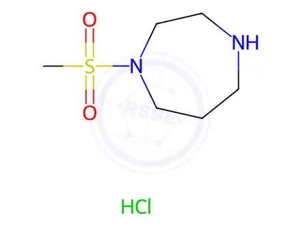 Chemical structure of 1-(methylsulfonyl)-1,4-diazepane