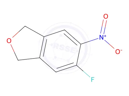 Chemical structure of 5-Fluoro-6-nitro-1,3-dihydroisobenzofuran