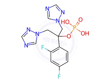 Chemical structure of Fosfluconazole