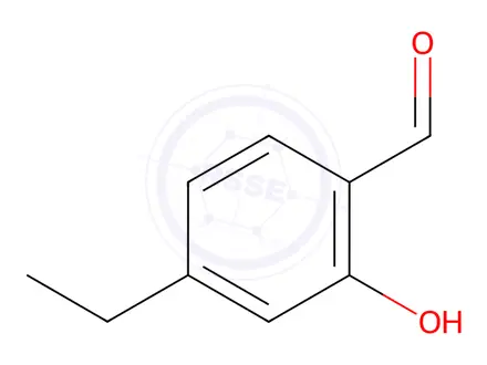 Chemical structure of Benzaldehyde, 4-ethyl-2-hydroxy-(9CI)