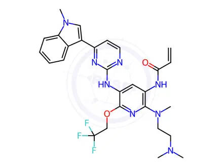 Chemical structure of Alflutinib