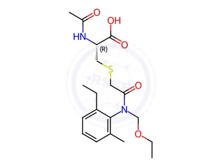 Chemical structure of Acetochlor mercapturate