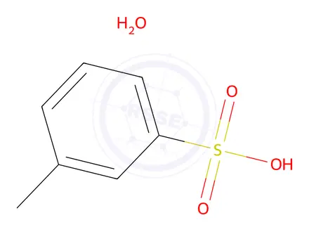 Chemical structure of 3-Methylbenzenesulfonic Acid Monohydrate