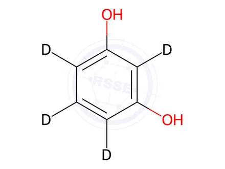 Chemical structure of Resorcinol D4