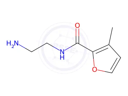 Chemical structure of N-(2-aminoethyl)-3-methylfuran-2-carboxamide