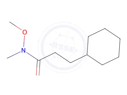 Chemical structure of 3-Cyclohexyl-N-methoxy-N-methylpropanamide