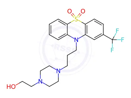 Chemical structure of Fluphenazine Dihydrochloride Impurity 2(Fluphenazine Dihydrochloride EP Impurity B)