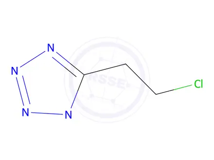 Chemical structure of 5-(2-Chloroethyl)-1-methyl-1H-tetrazole
