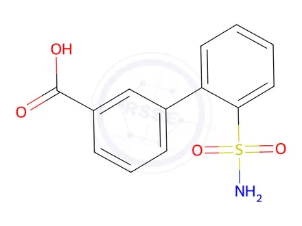 Chemical structure of 2'-(Methoxycarbonyl)[1,1'-biphenyl]-3-carboxylic acid