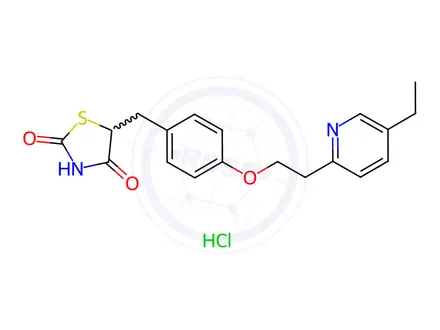 Chemical structure of Pioglitazone Hydrochloride