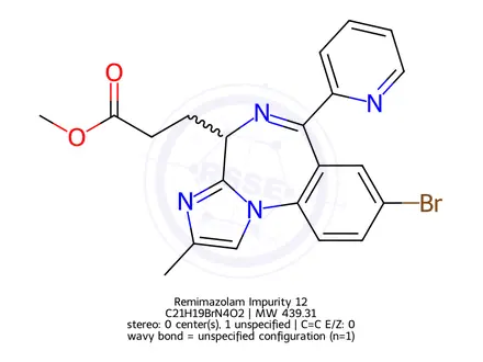 Chemical structure of Remimazolam Impurity 30