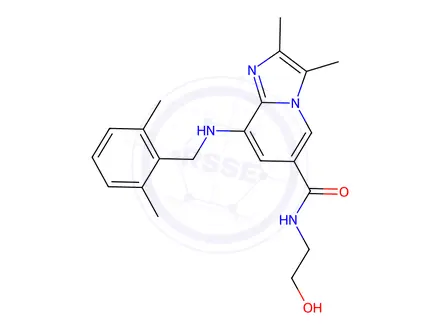 Chemical structure of Linaprazan
