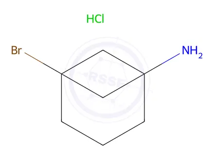 Chemical structure of 5-Bromobicyclo[3.1.1]Heptan-1-amine hydrochloride