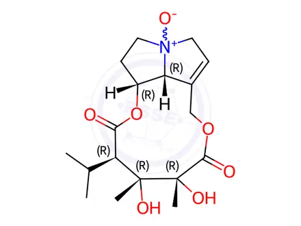 Chemical structure of Trichodesmine <I>N</I>-oxide