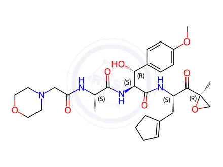 Chemical structure of KZR-616