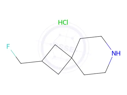 Chemical structure of 2-(Fluoromethyl)-7-azaspiro[3.5]Nonane hydrochloride